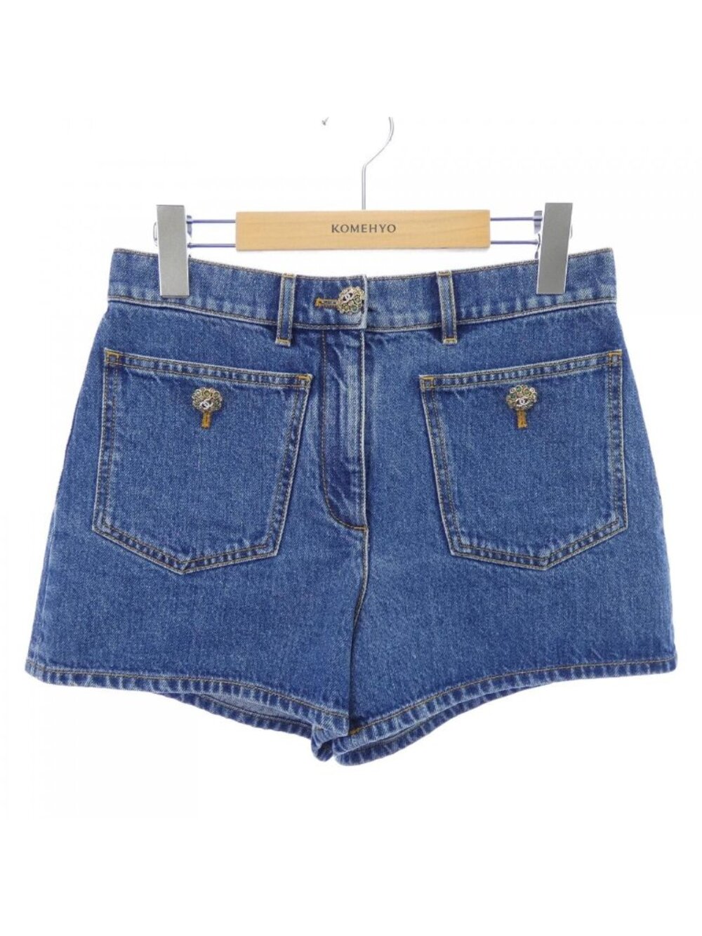 Chanel Shorts Blue